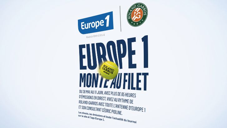 Roland-Garros : Europe 1 monte au filet