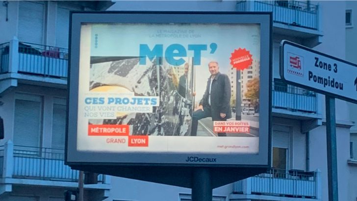 La Métropole de Lyon veut réduire d’au moins 60% les panneaux publicitaires d’ici 2026