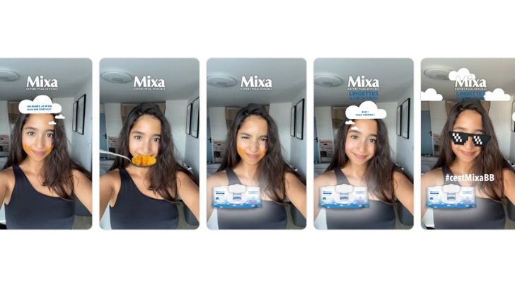 Publicis Media orchestre une campagne pour Mixa avec Snapchat