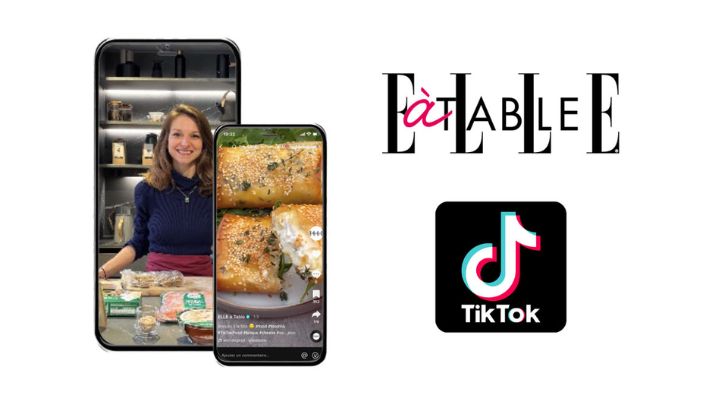 CMI Media lance deux offres éditorialisées ELLE à table x TikTok