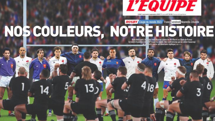 L’Equipe publie 12 pages spéciales Coupe du monde de rugby
