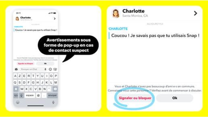 Snapchat déploie des outils pour protéger les adolescents