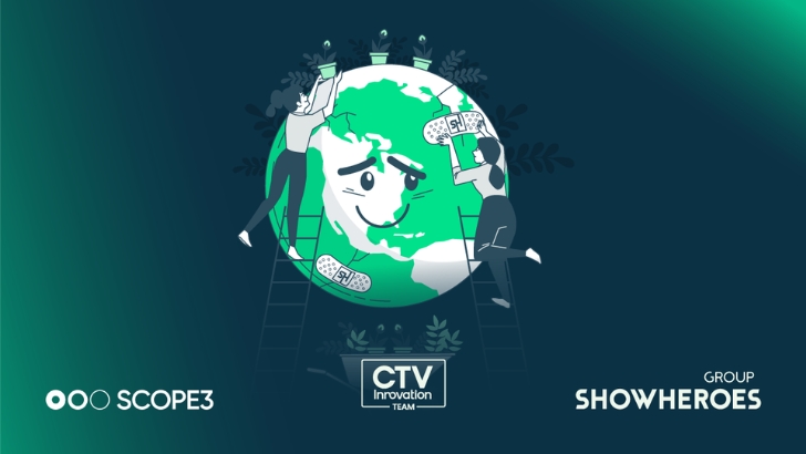 ShowHeroes mesure l’impact carbone des campagnes en CTV avec Scope3