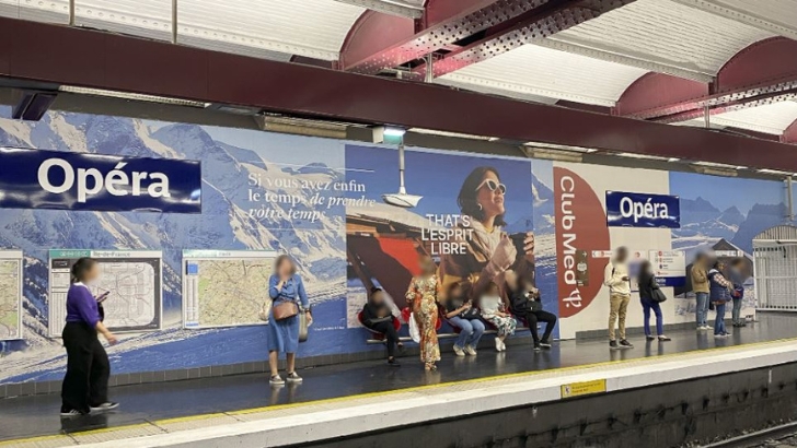 Club Med s’invite dans le métro et les gares avec Mediakeys et Mediatransports