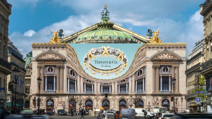 Publicis Media Luxe et l’atelier Athem habillent l’Opéra Garnier avec Tiffany & Co.