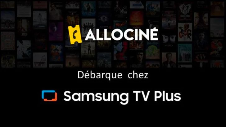 AlloCiné lance sa chaîne FAST avec Samsung TV Plus