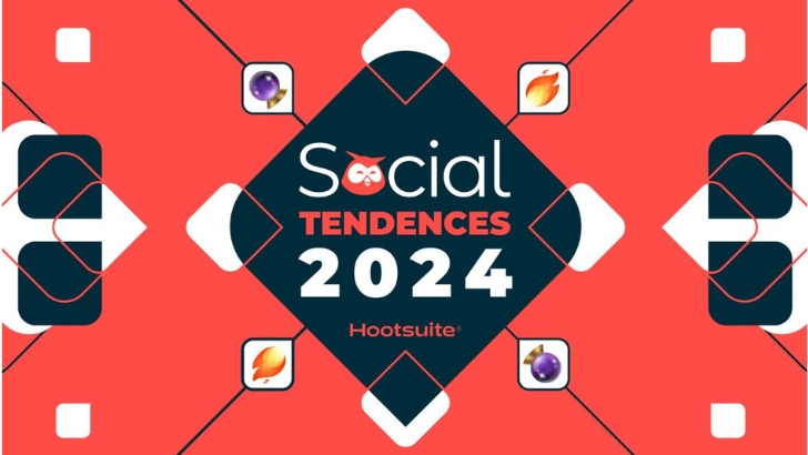 Intelligence artificielle, plateformes vedettes et contenu divertissant : Hootsuite dévoile les Social Trends 2024