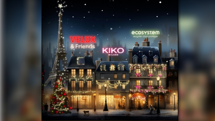 Reworld MediaConnect crée un évènement dédié à Noël avec Velux, Kiko Milano et ecosystem