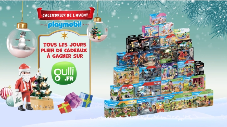 Playmobil renouvelle son opération Calendrier de l’Avent sur Gulli avec M6 Publicité et Mindshare