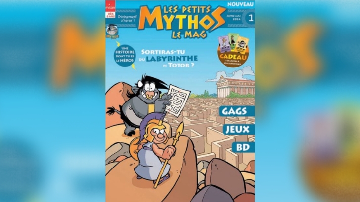 Milan Presse lance « Les petits Mythos le mag » avec Bamboo Édition