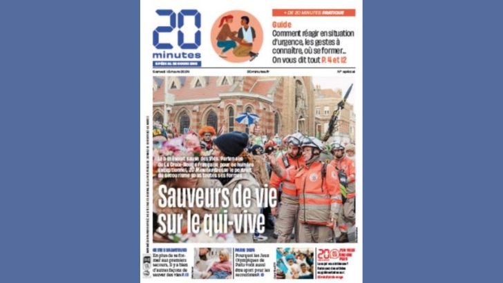 20 Minutes sort un numéro spécial ce samedi avec la Croix-Rouge française