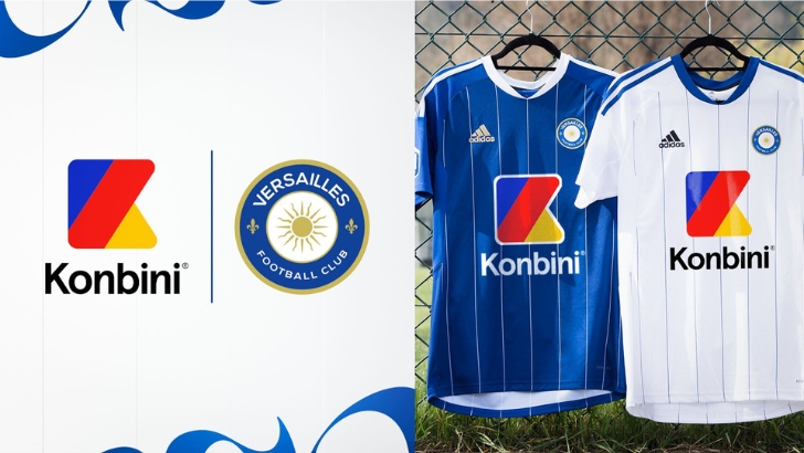 Football : Konbini devient sponsor du FC Versailles