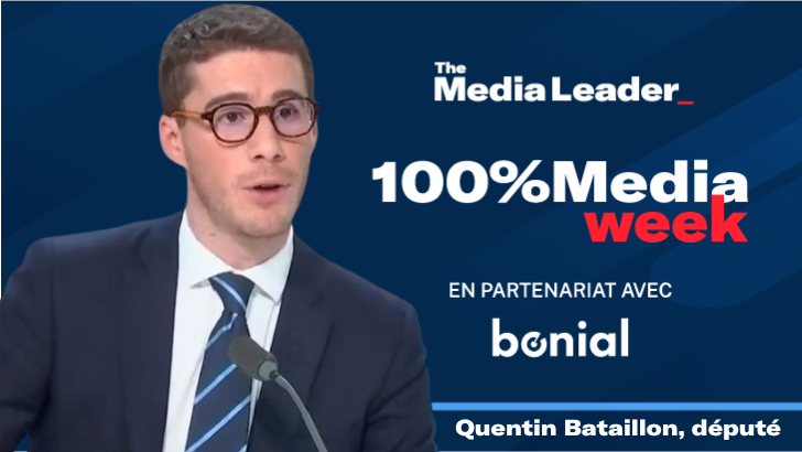100%Media week : Quentin Bataillon, nouveaux projets TNT, M6+, Netflix, Marianne, Satellifacts