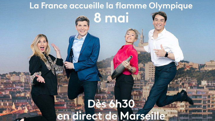 JO : 6 millions de téléspectateurs sur TF1 et France 2 pour l’arrivée de la flamme à Marseille