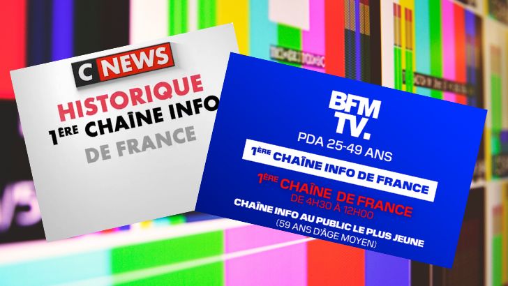 Audiences TV au mois de mai : le combat entre CNews et BFMTV fait rage