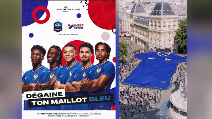 Intersport et Blue449 fêtent l’Euro 2024 avec les fans de l’Equipe de France