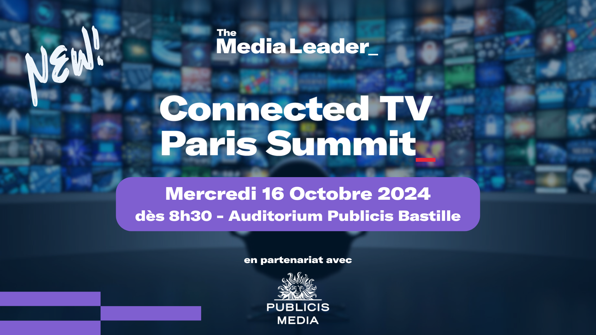 Connected TV Summit arrive à Paris : rendez-vous mercredi 16 octobre