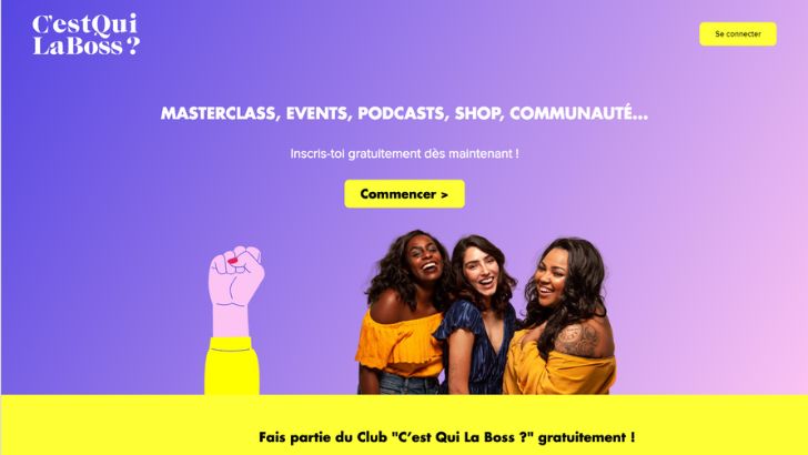 Le média « C’est Qui La Boss » lance son Club