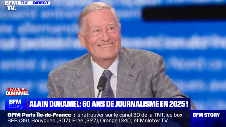 Le journaliste Alain Duhamel va prendre sa retraite après 50 ans de télévision