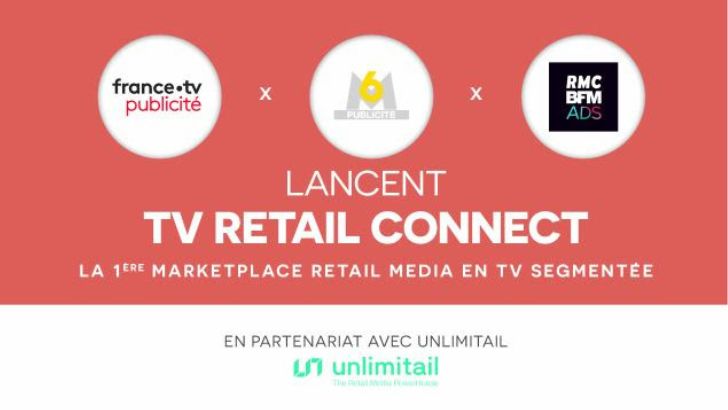 M6 Publicité, FranceTV Publicité et RMC BFM Ads s’associent dans la création d’une offre programmatique en TV segmentée Retail