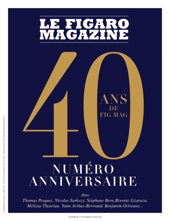 Le Figaro Magazine célèbre ses 40 ans avec un numéro spécial