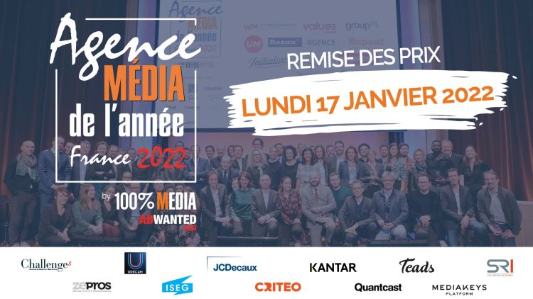 Agence Média de l’année France 2022 : rendez-vous le 17 janvier 2022