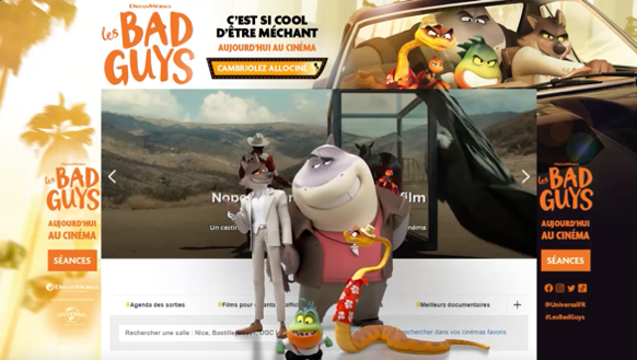 Opérations spéciales en séries pour la campagne liée au lancement du film Les Bad Guys avec Universal Pictures International et  KR Wavemaker