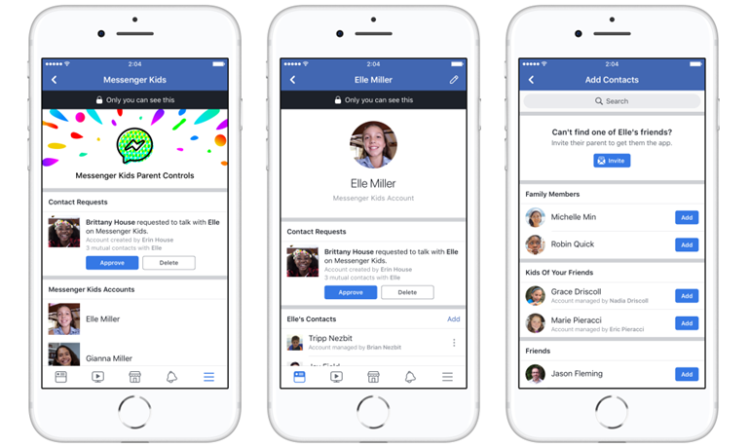 Facebook lance Messenger Kids aux Etats-Unis