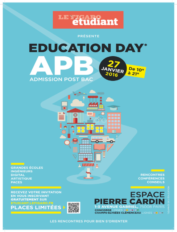 Le Figaro Etudiant lance «Education Day», un ensemble de salons thématiques à destination des jeunes étudiants
