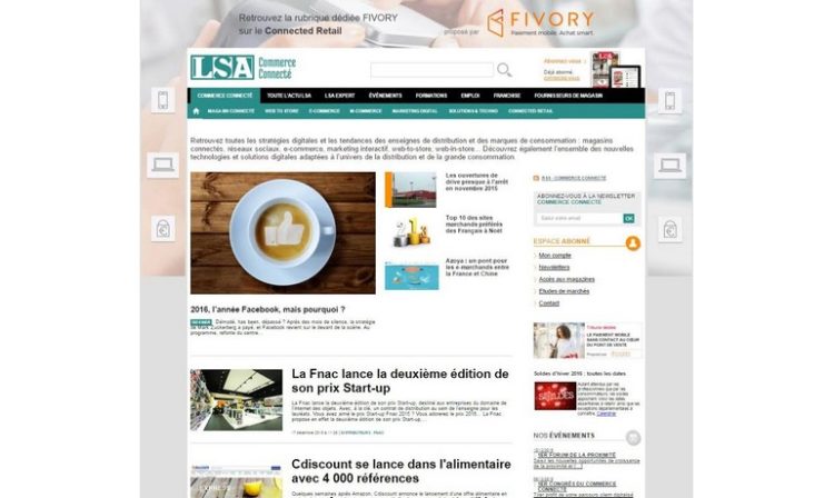Lsa.fr lance LSA Commerce Connecté, site dédié au commerce digital et à la digitalisation du point de vente