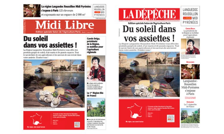 Une édition spéciale du Midi Libre – La Dépêche du Midi distribuée aujourd’hui gratuitement en Ile-de-France