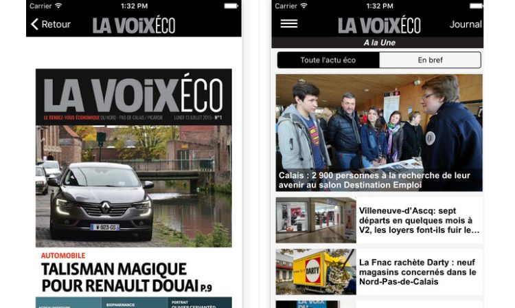 La Voix du Nord lance une publication quotidienne digitale du soir dédiée à l’économie