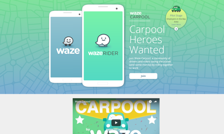 Waze teste une nouvelle fonctionnalité de covoiturage aux Etats-Unis