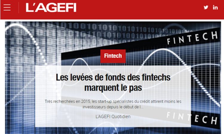 Le site agefi.fr lance sa chaîne FinTech