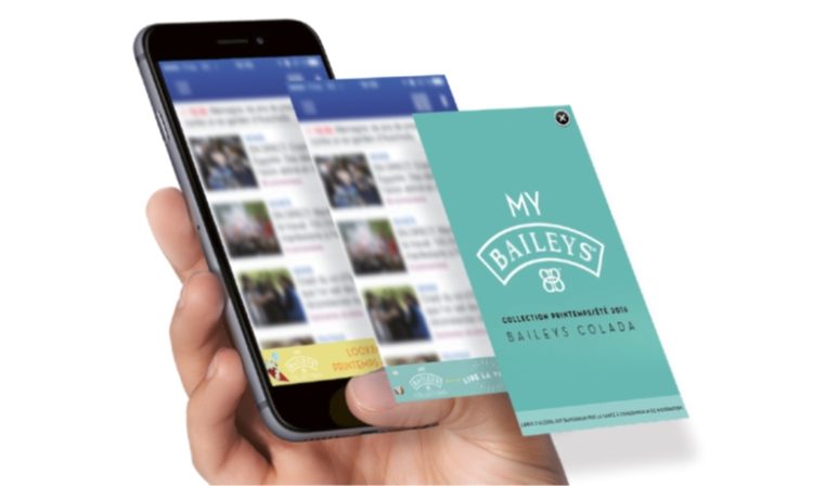 Baileys en format vidéo mobile spécifique TabMo sur l’inventaire La Place Media avec Carat