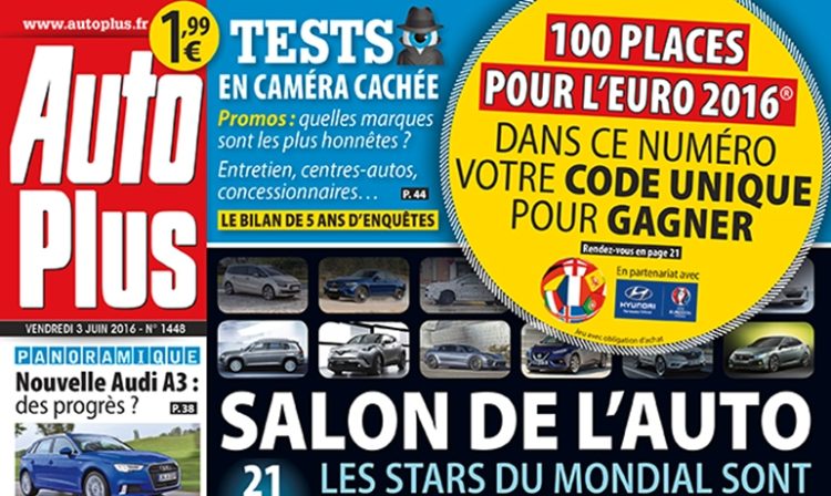 320 000 exemplaires d’Auto Plus porteurs d’un code unique pour un jeu-concours soutenu par Hyundai Motor France