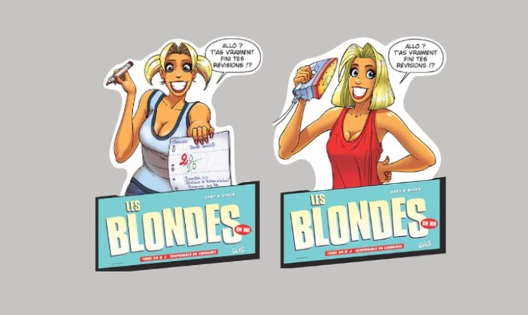 PhenixConnect affiche « Les Blondes » autour des collèges et lycées à Paris