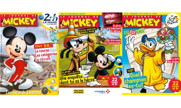 Le Journal de Mickey présent sur 6 événements cet été