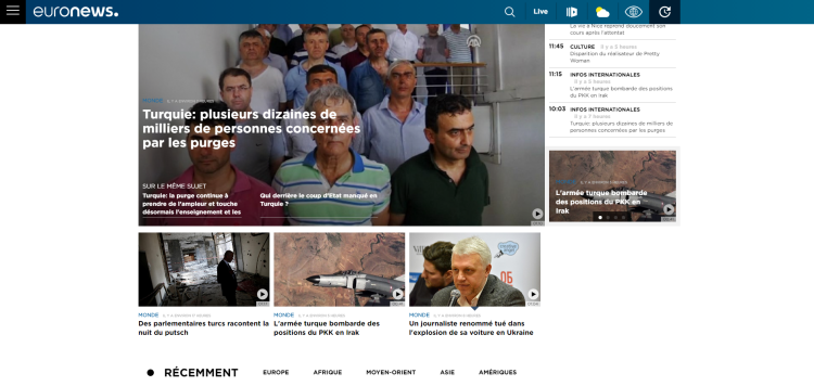 Euronews repense son site en 13 langues