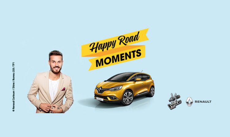 Renault associe son nouveau Scenic à « The Voice Kids » avec TF1 Publicité et Fuse