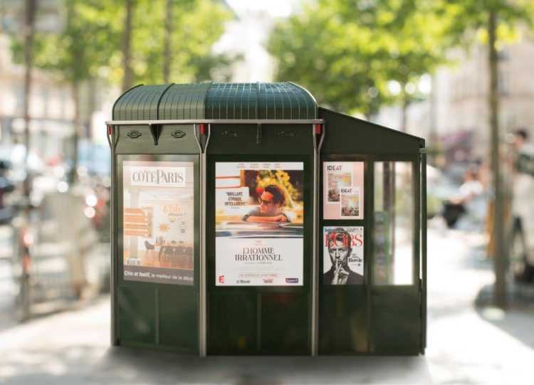 La Ville de Paris finalise le design des nouveaux kiosques parisiens, gérés par Mediakiosk