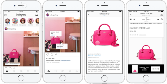 Instagram teste une nouvelle fonctionnalité e-commerce