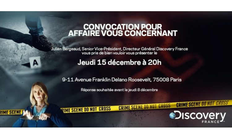 La chaîne Discovery Investigation se lance en France, en exclusivité sur SFR