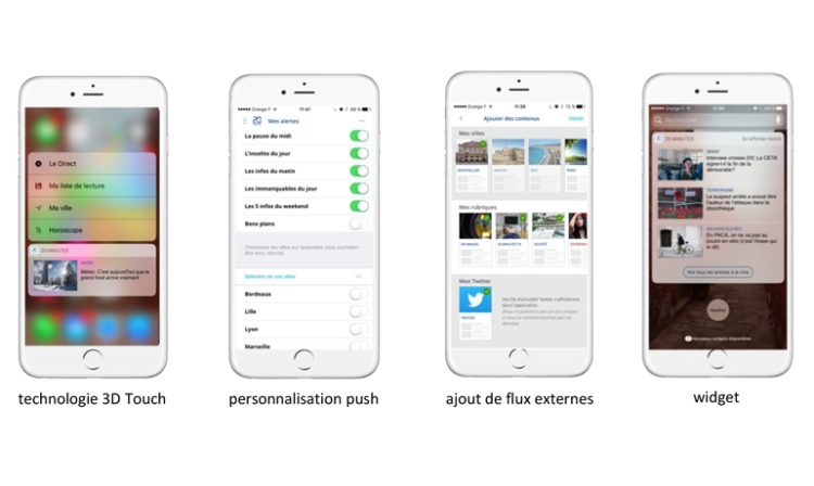 La nouvelle application iOS de 20 Minutes mise sur la personnalisation