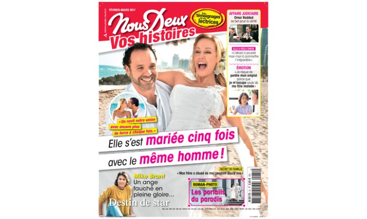 Le magazine Nous Deux poursuit sa diversification avec le bimestriel « Vos histoires »