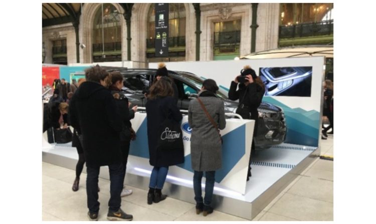 La nouvelle Ford Kuga investit la Gare de Lyon à Paris avec son agence GTB