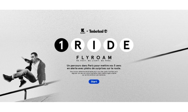 Konbini fait découvrir les nouvelles Flyroam de Timberland à travers 5 lieux parisiens avec Vizeum et The Story Lab