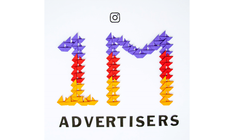 Plus d’un million d’annonceurs par mois sur Instagram
