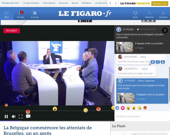 Le groupe Figaro CCM Benchmark lance Figaro Live, son nouveau média vidéo