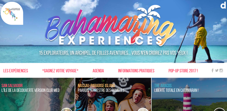 L’Office du Tourisme des Bahamas mise sur des influenceurs avec Dailymotion et NRoll